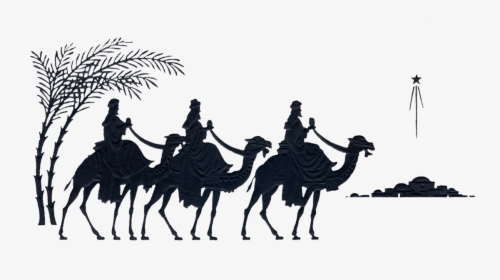 The Three Wise Men Silhouette - Arabian Camel, HD Png Download, Transparent PNG