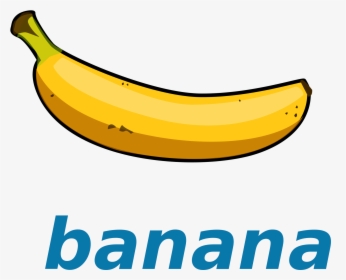 Clip Art Banana Svg - Banana Template, HD Png Download, Transparent PNG