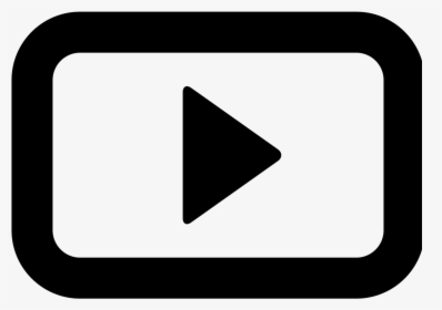 Computer Icons Rectangle Circle - Video Play Button Transparent Rectangle, HD Png Download, Transparent PNG