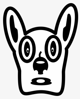 Dog, Puppy, Pet, Mutt, Mammal, Animal, Cartoon, Ears - Shocked Dog Drawing, HD Png Download, Transparent PNG