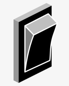 Switch Black Vertical Built In Clip Arts - Electric Switch Clipart Png, Transparent Png, Transparent PNG