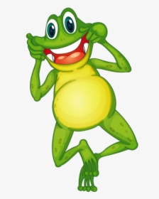 #mq #green #frogs #frog #toad - Funny Frog Cartoon, HD Png Download, Transparent PNG