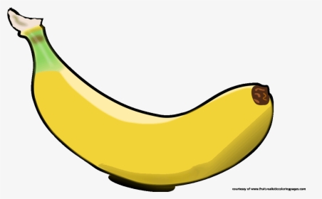 Download Banana Clipart Yellow Thing - Banana Clip Art, HD Png Download, Transparent PNG