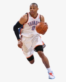 Transparent Basketball Players Clipart - Russell Westbrook Dunk Png, Png Download, Transparent PNG