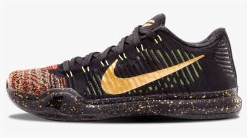 Nike Kobe 10 Elite Low Xmas - Shoe, HD Png Download, Transparent PNG