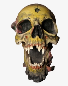 Skull, Pirate, Head, View, Bones, Scary, Creepy - Creepy Skull Png, Transparent Png, Transparent PNG