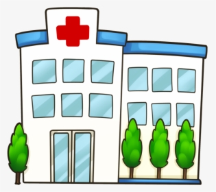 Free Cartoon Hospital Clip Ar - Hospital Clipart, HD Png Download, Transparent PNG