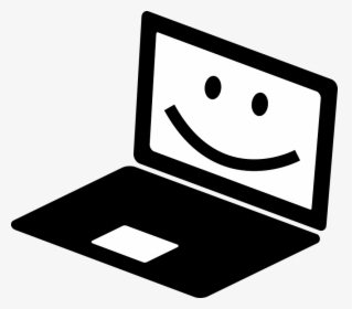 Laptop Clipart Black And White, HD Png Download, Transparent PNG