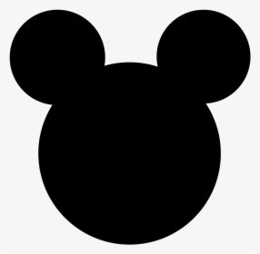 Mickey Mouse Minnie Mouse Clip Art - Mickey Mouse Face Black, HD Png Download, Transparent PNG