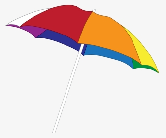 Umbrella Drawing Clip Art - Beach Umbrella Transparent Background, HD Png Download, Transparent PNG