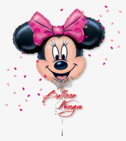 Minnie Face Png - Minnie Mouse Balloons Png, Transparent Png, Transparent PNG