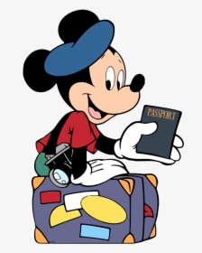 Transparent Mickey Outline Png - Mickey Mouse Passport Size, Png Download, Transparent PNG