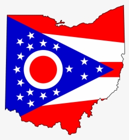 Ohio State Flag Map, HD Png Download, Transparent PNG