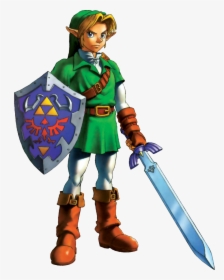 Link Zelda Ocarina Of Time, HD Png Download, Transparent PNG