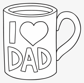 I Love Dad Digi Stamp - Mug, HD Png Download, Transparent PNG