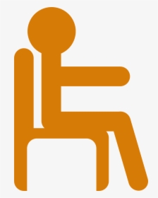 Stickman Sitting In Chair, HD Png Download, Transparent PNG