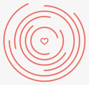 Empathy Heart Graphic - Circle, HD Png Download, Transparent PNG