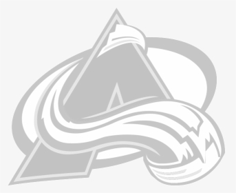 Colorado Avalanche White Logo Png Download Black Colorado - Nhl Hockey Team Logos, Transparent Png, Transparent PNG