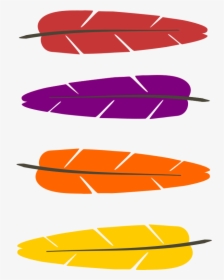 Eagle Feather Clipart At Getdrawings - Color Turkey Feathers Clipart, HD Png Download, Transparent PNG