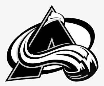 Colorado Avalanche Logo Black And White - Colorado Avalanche Nhl Logos, HD Png Download, Transparent PNG