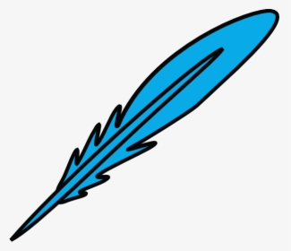 Blue Feather Clipart, HD Png Download, Transparent PNG