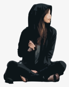 People Png Cut Out Sitting, Transparent Png, Transparent PNG