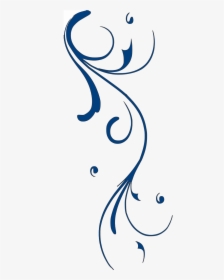 Swirl Floral Decoration Free Picture - Blue Swirl Clip Art, HD Png Download, Transparent PNG