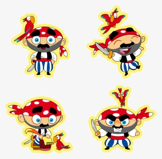 Sticker, Pirate, Parrot, Empathy, Alegre, Angry, Emoji - Sticker, HD Png Download, Transparent PNG