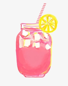 #watercolor #drink #lemonade #pinklemonade #lemon #lemonslice - Mothers Day Cards You Could Print Out, HD Png Download, Transparent PNG