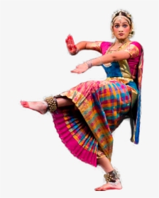 Clip Art Indian Man Dancing - Indian Classical Dance Png, Transparent Png, Transparent PNG