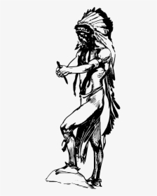 Native American Drawing Png, Transparent Png, Transparent PNG