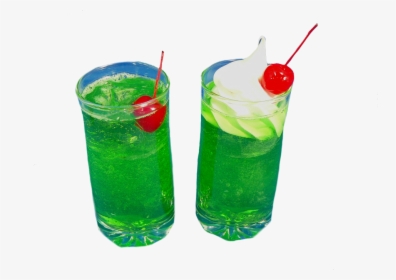 #green #neon #drink #drinks #cherry #cute #aesthetic - Zombie, HD Png Download, Transparent PNG