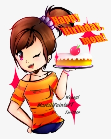 【gift】- Happy Birthday, Mom - Happy Birthday Cartoon, HD Png Download, Transparent PNG