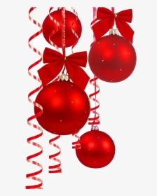 Christmas Border Collection Of Free Microsoft Transparent - Christmas Decorations In Red, HD Png Download, Transparent PNG