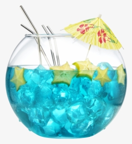 Fishbowl Drink Png, Transparent Png, Transparent PNG