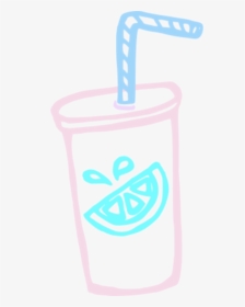 Lemonade Juice Cup Straw Drink Juice - Juice Cup Clipart, HD Png Download, Transparent PNG