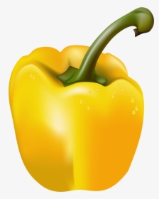 Transparent Yellow Pepper Png Clipart Picture - Yellow Pepper Transparent Background, Png Download, Transparent PNG