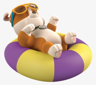 Animated Sunglasses Png - Paw Patrol Summer Rubble, Transparent Png, Transparent PNG