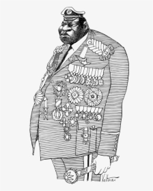 Idi Amin Caricature, HD Png Download, Transparent PNG