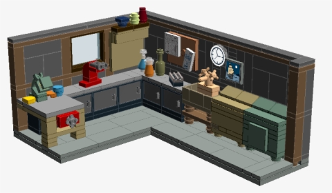 Rick And Morty Garage Lego, HD Png Download, Transparent PNG