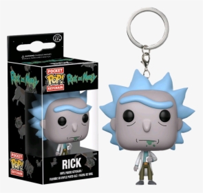 Rick And Morty Funko Pop Keychain, HD Png Download, Transparent PNG
