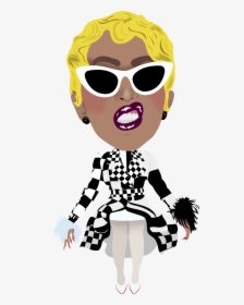 Cardi Caricature - Illustration, HD Png Download, Transparent PNG