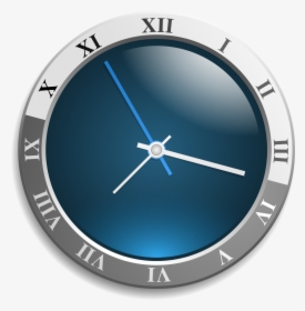 Clock, Analog, Face, Blue, Time, Timer, Ticking, Hands - Clock Animated Gif Png, Transparent Png, Transparent PNG