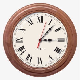 Sea6akldrw Poe Ip Network Synchronized Analog Wall - Analogue Clock With Roman Numeral, HD Png Download, Transparent PNG