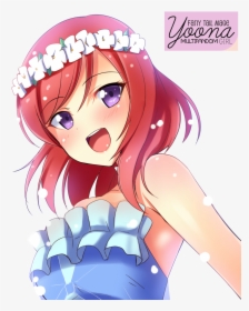 Transparent Anime Love Png - Love Live School Idol Project Maki Png, Png Download, Transparent PNG