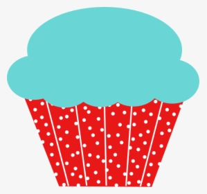 Cupcake Svg Clip Arts - Cupcake Shaped Clip Art, HD Png Download, Transparent PNG