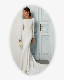 Fitted Elegant Wedding Dress, HD Png Download, Transparent PNG