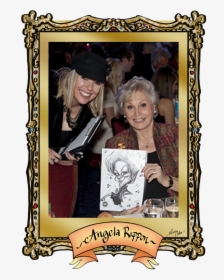 Angela Rippon Caricature By Luisa Calvo - Picture Frame, HD Png Download, Transparent PNG