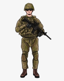 Soldiers Clip Art Free - Clipart Soldier, HD Png Download, Transparent PNG