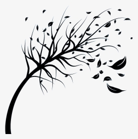 Wind Stock Photography Royalty-free Tree Clip Art - Tree Blowing In The Wind Png, Transparent Png, Transparent PNG